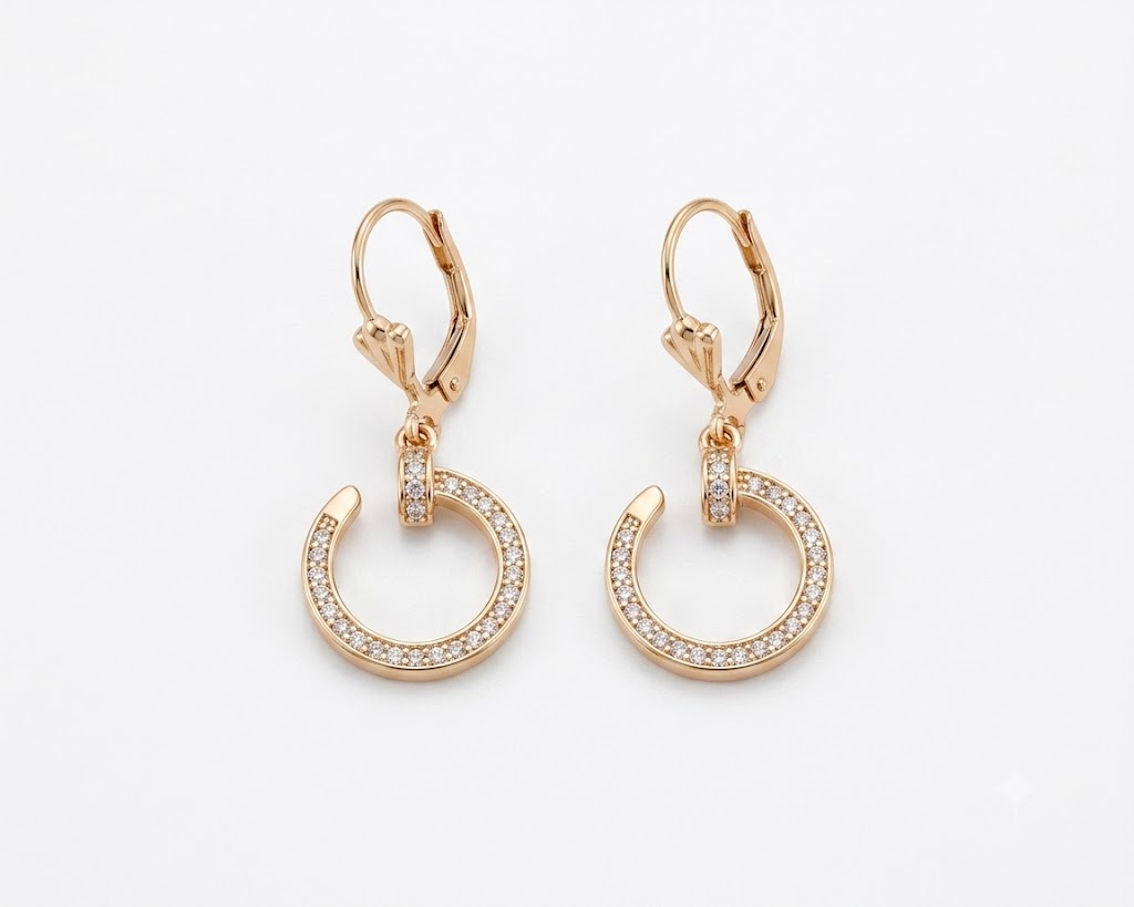 Aretes Argolla Interrumpida