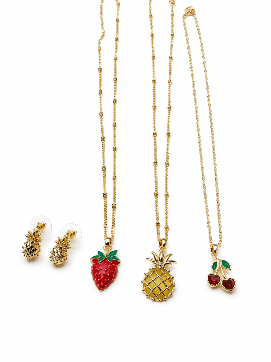 Set Dorado Brillo Frutal