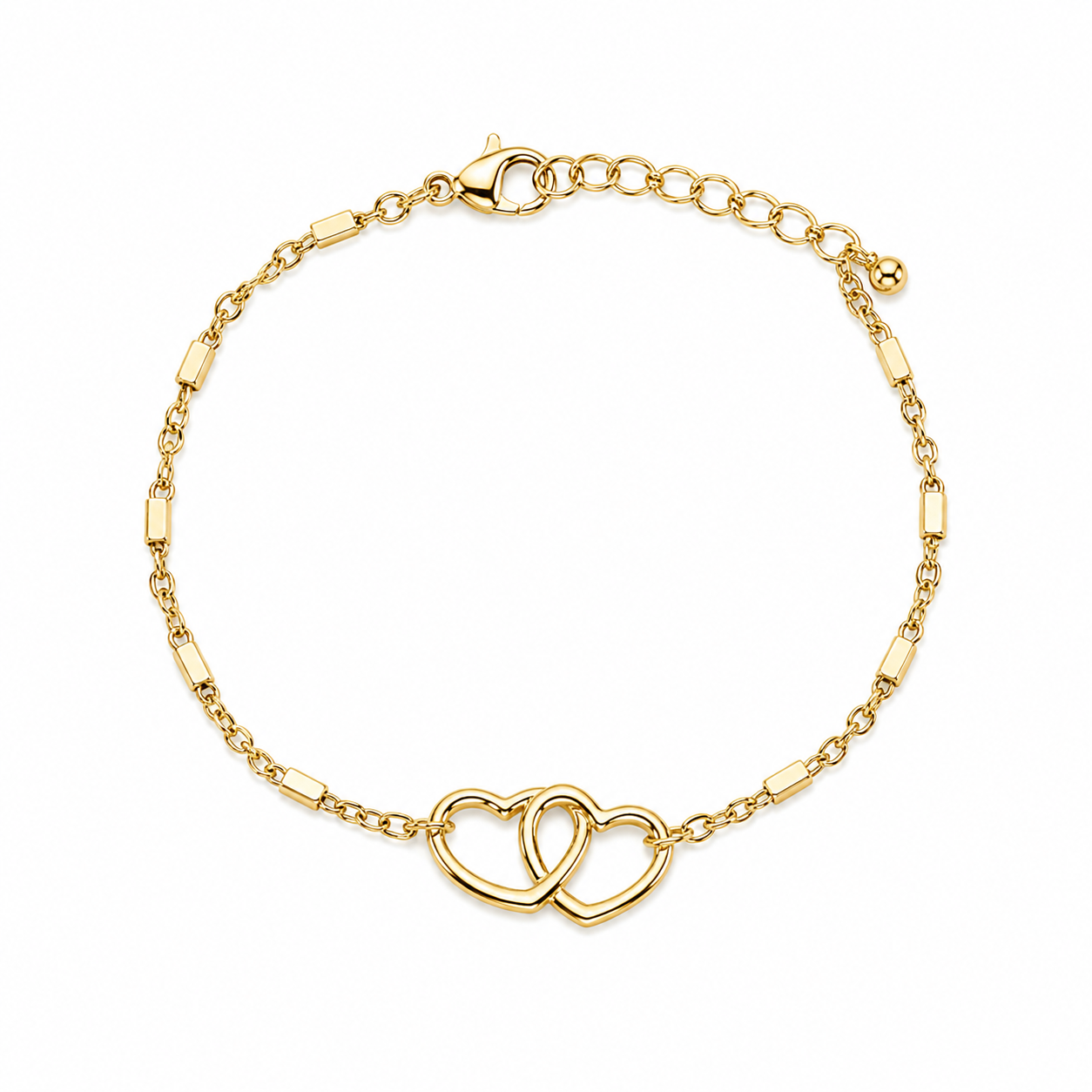 Pulsera Linked Hearts