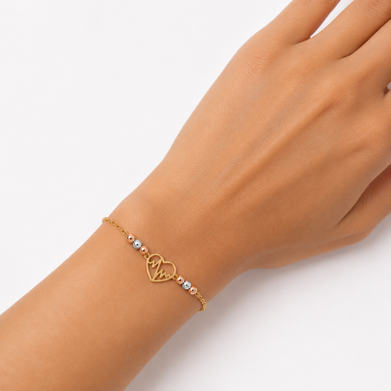 Pulsera Heartbeat Gold
